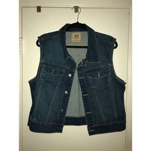 Wax Design Denim Vest